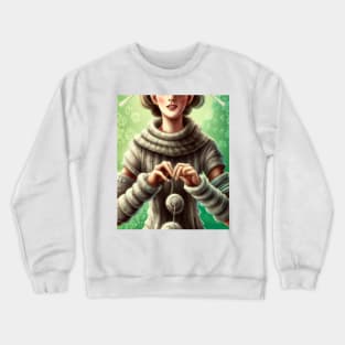 Best knitting mom ever Crewneck Sweatshirt